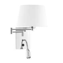 Cingo lampa sypialniana 3W 180lm 3000K led + E27 1x60W chrom